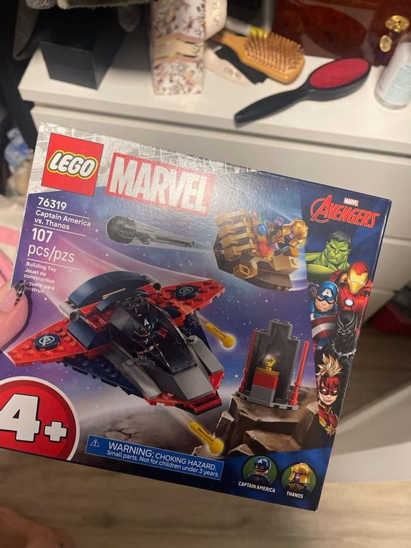 LEGO Marvel Captain America vs. Thanos Building Set, 76319, 107