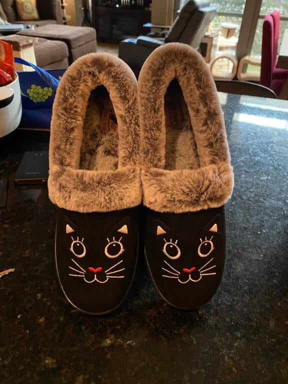 Skechers Women's BOBS Too Cozy Meow Pajamas Slipper - Walmart.com