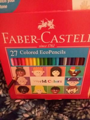 Faber-Castell World Colors Ecopencils, 27 Count - Diverse Skin Tone Colored  Pencils For Kids