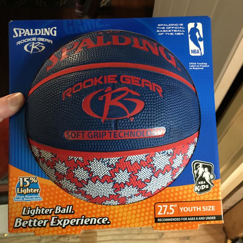 Bola de Basquete Spalding Rookie Gear Colorida - 84395Z - Bola de Basquete  - Magazine Luiza