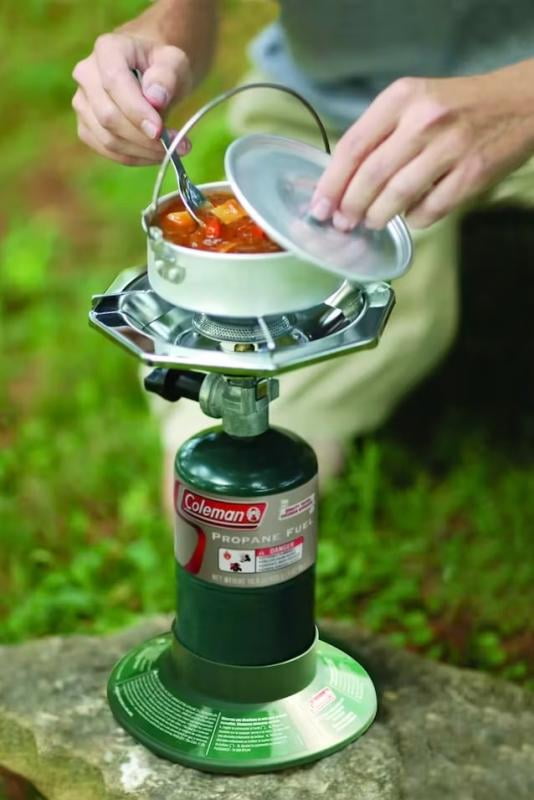 Coleman Compact Single Burner Propane Camping Stove for