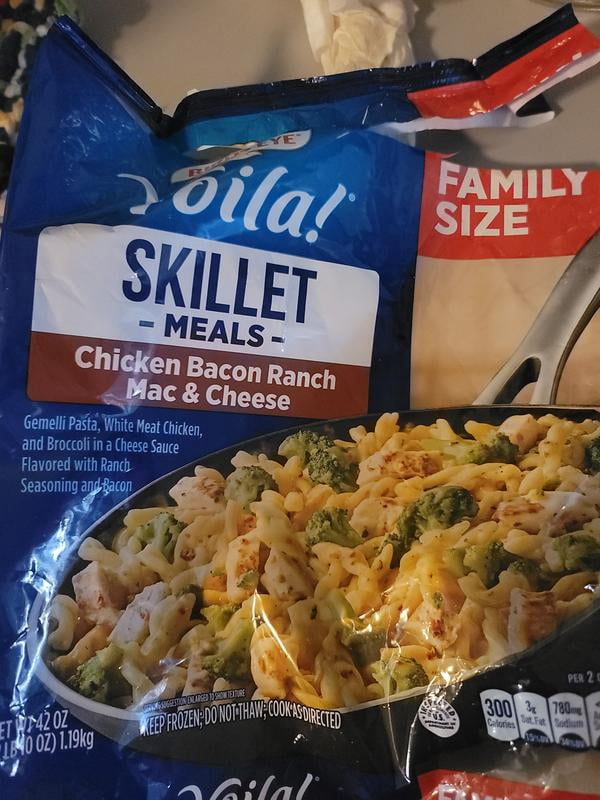 Birds Eye Chicken Bacon Ranch Mac and Cheese Skillet 42 oz Family