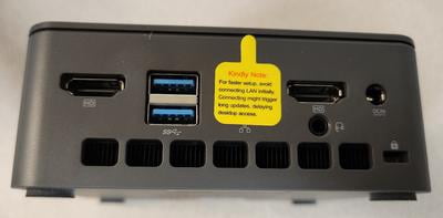 GMKtec Mini PC, Intel Core i3-10110U(Up to 4.1GHz), 16GB DDR4