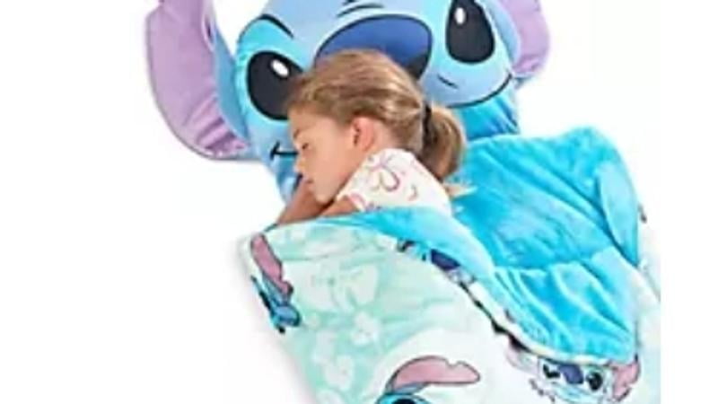 Stitch “Palm Smiles” Slumber Bag With Pillow