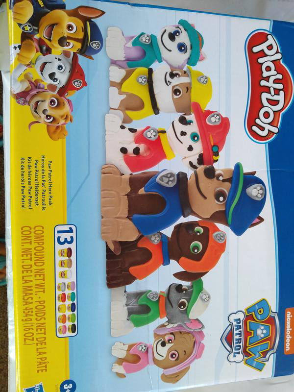 Play-Doh PAW Patrol Hero Pack Arts and Crafts Toy with 13 Non-Toxic Play-Doh  Colors 