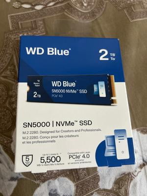 WD, NVMe SSD, 1TB, PCIe Gen 4.0, Up to 5150MB/s Read Speeds