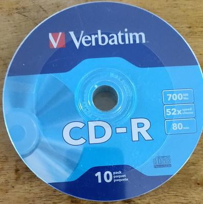 Carevas 10PCS CD-R 700MB/80min Blank Disc Grade A 52X Multispeed Music CD  Disk