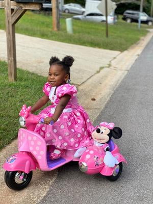 minnie mouse scooter with sidecar