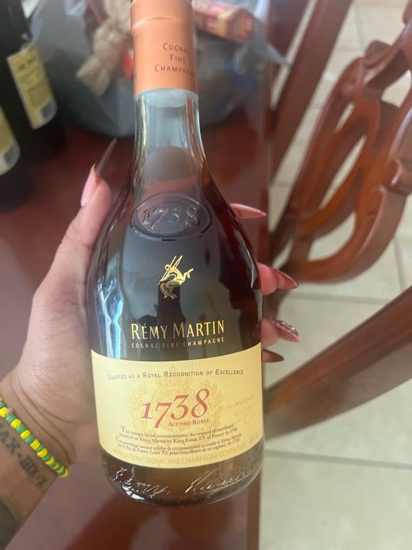 Remy Martin 1738 Accord Royal Cognac, 375 ml Glass Bottle, 40% ABV