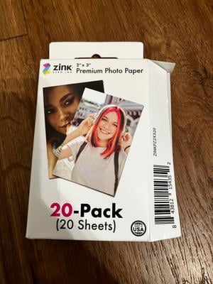 Zink, Photo Paper, 2x3 in, 50 Pack for Snap Touch, Zip & Mint