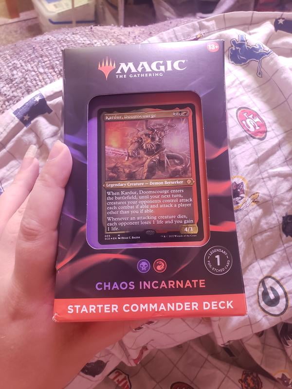 Magic: The Gathering Starter Commander Deck - Chaos Incarnate (Black-Red)  Factory Sealed