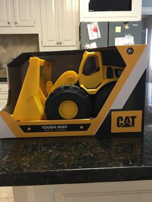 Funrise CAT Tough 15 in. Rigs Construction Toy Excavator, Yellow at Tractor Supply Co