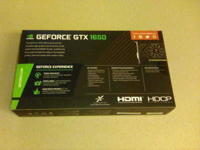 Carte Graphique PNY GeForce GTX 1650 4GB – XLR8 Gaming Overclocked, Single Fan (occasion)