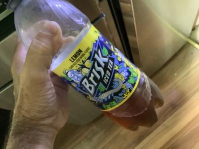 Lipton Brisk Lemon Iced Tea, Bottled Tea Drink, 1 Liter, Bottle