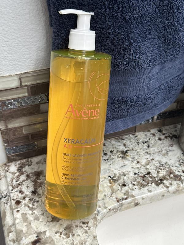Avene XeraCalm A.D Lipid-Replenishing Cleansing Oil, 25.3 fl oz