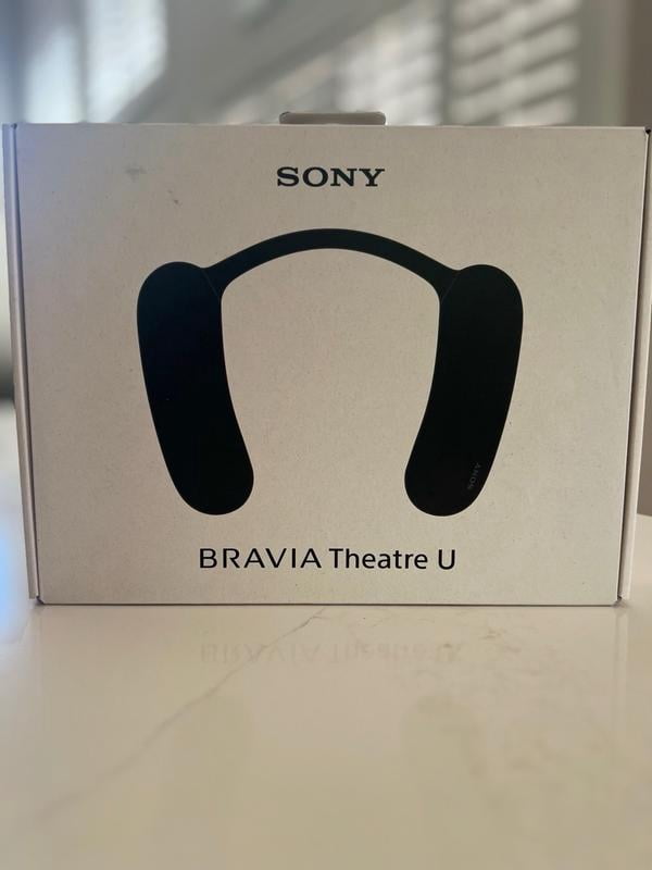 Sony, Wireless Wearable TV Speaker, U, Black, Supports Dolby Atmos