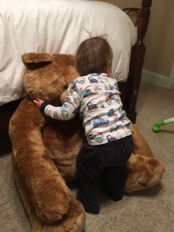 melissa and doug jumbo teddy bear