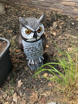 Dalen Gardeneer Rotating Head Great Horned Brown Owl, 18