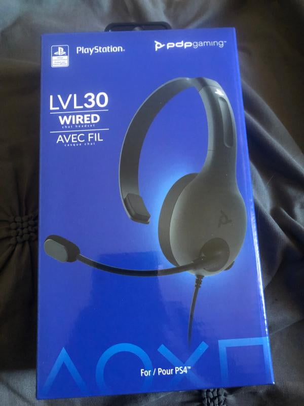 PDP LVL30 WIRED CHAT HEADSET PS4/PS5 GREY – igabiba
