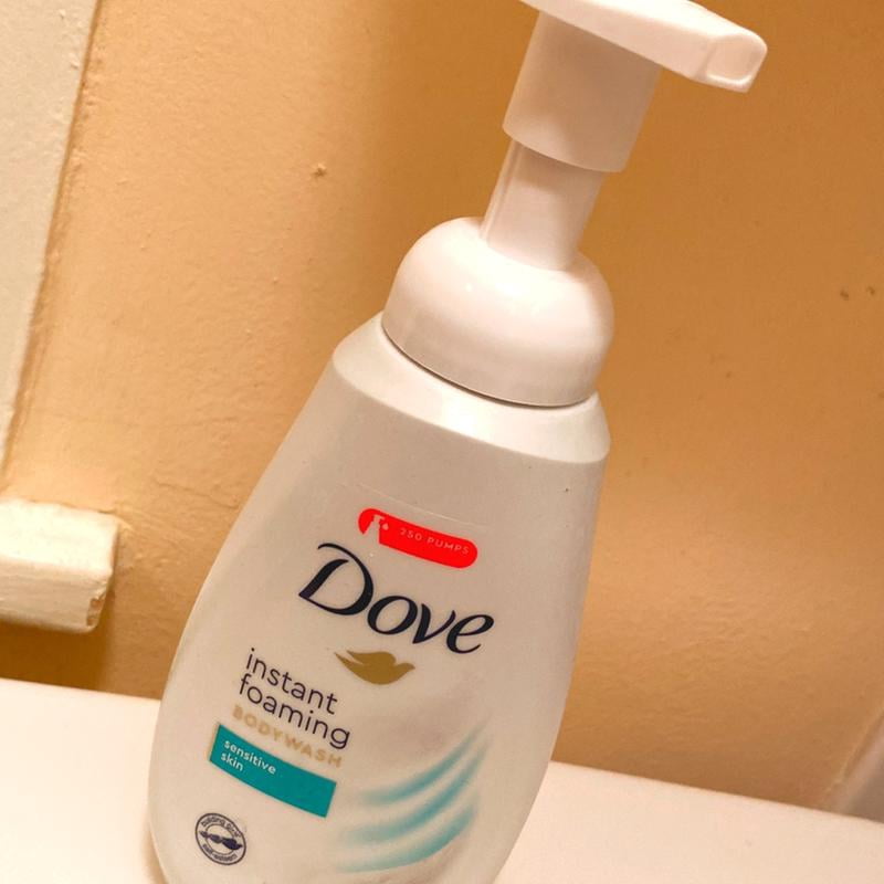 dove shower foam sensitive skin