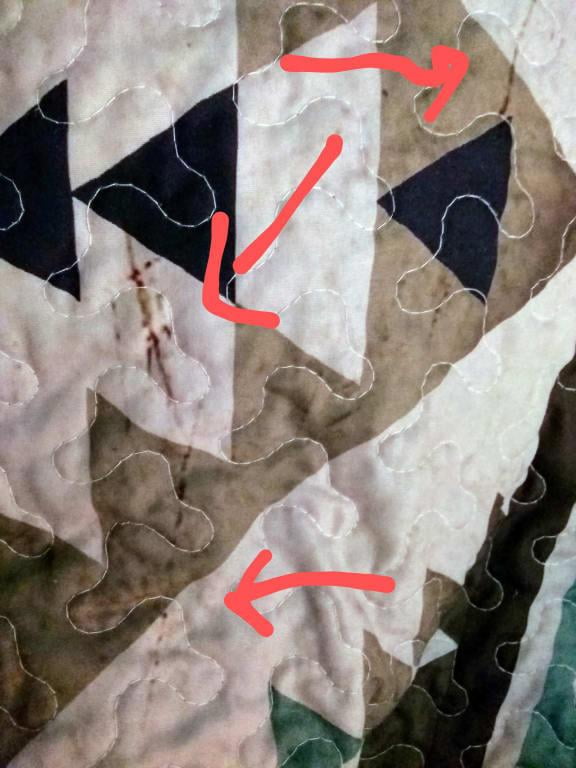 Bear in The Mountains Aztec Patterned Quilt Woodland Bedroom Decor