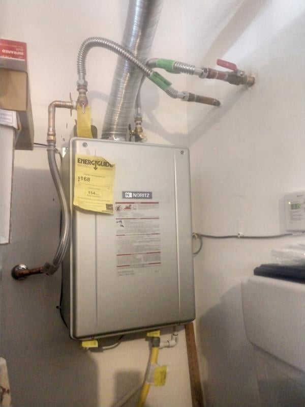 Noritz EZ111DV-LP 11.1GPM EZ Series Residential Liquid Propane High  Efficiency Indoor u0026 Outdoor Tankless Water Heater - Walmart.com