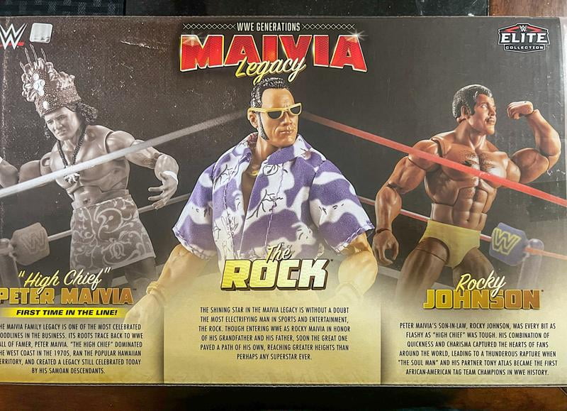 WWE Elite Action Figure Generations: The Rock, Rocky Johnson