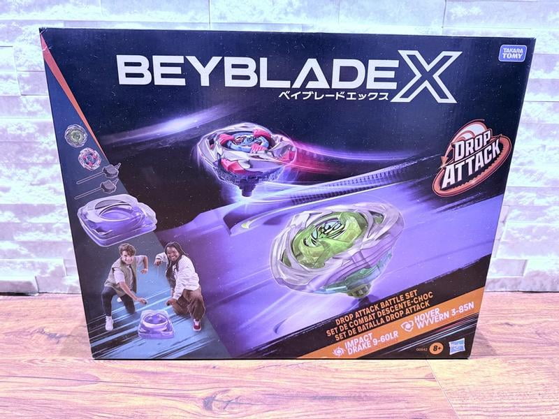 Beyblade, Battle Set, Drop Attack Beystadium, with Top & Launchers