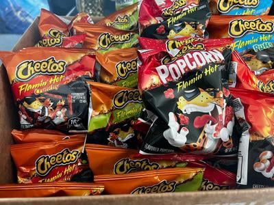 Cheetos Flamin' Hot Mix Snack Chips Variety Pack, Individual