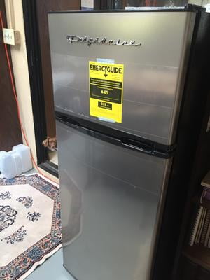 Frigidaire 7 5 Cu Ft Retro Fridge Platinum Series Stainless Look Efr749 Walmart Com Walmart Com