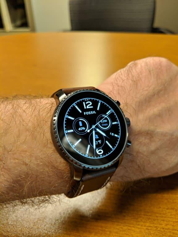 refurbished gen 4 smartwatch explorist hr smoke stainless steel