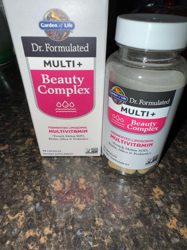 garden of life glutathione Garden of Life Dr. Formulated Multi+, Beauty Complex, 30 Capsules