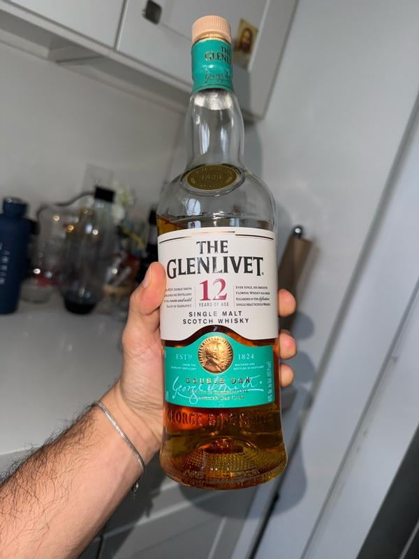The Glenlivet 12 Year Old Single Malt Scotch Whisky, 750 ml Bottle