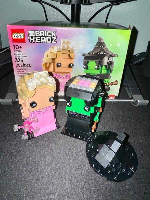 LEGO BrickHeadz Elphaba & Glinda Figures Set 40794 - Walmart.com