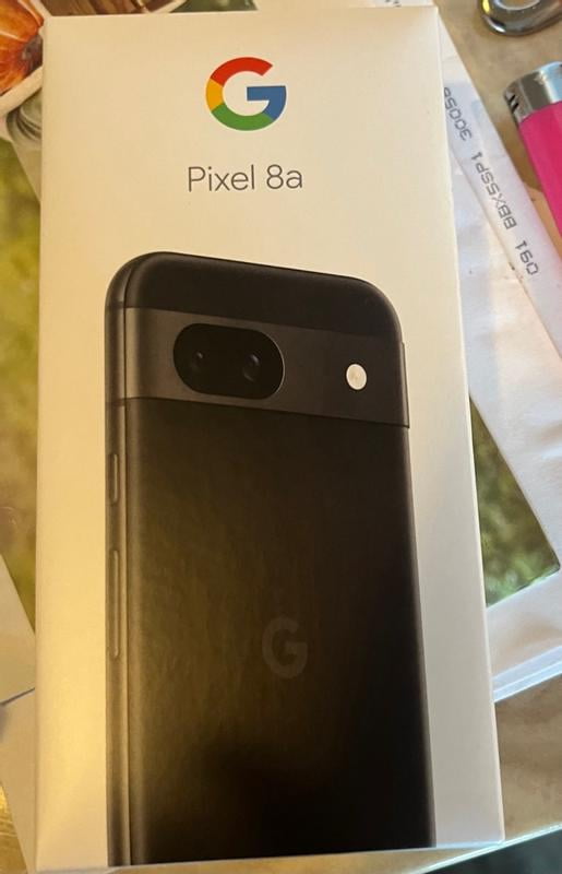 Google Pixel 8a 5G 128GB Smartphone (Unlocked), Obsidian