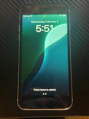 Restored Apple iPhone SE 2 128GB Black LTE Cellular Verizon