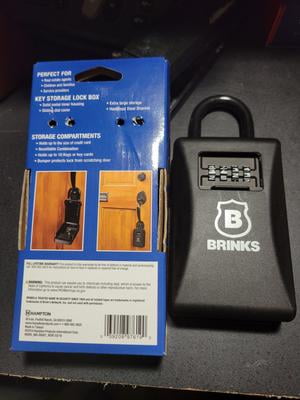BRINKS - 79mm Outdoor Lock Box - For Indoor And Outdoor Use, Weather...