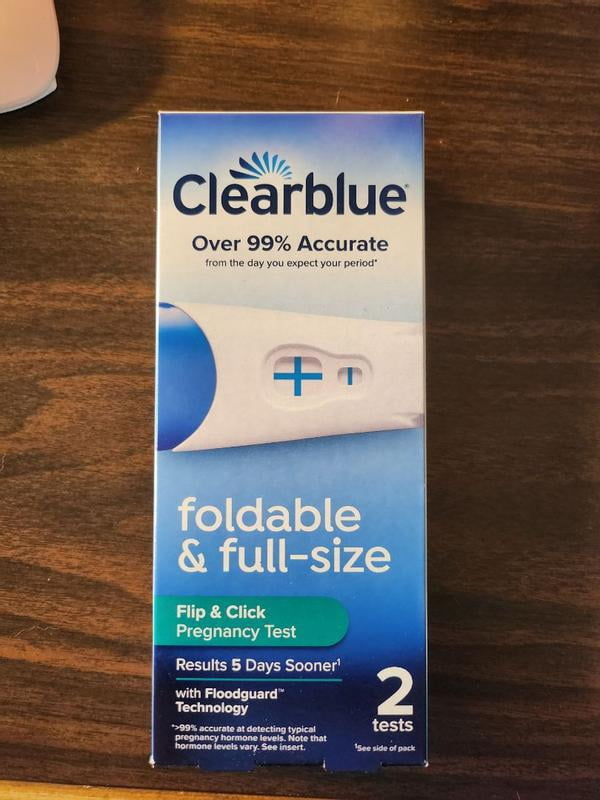 Customer reviews for Clearblue Flip and Click Pregnancy Test, 2