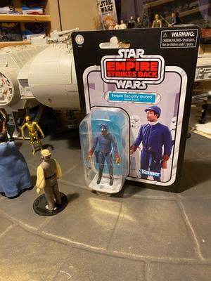 VIN BESPIN SECURITY GUARD  ISDAM EDIAN  FIG 9,5 CM SW EMPIRE Strikes Back Vintage F63715l0
