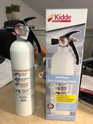 Kidde Kid21008173mtl Kitchen Fire Extinguisher 1 Each White Walmart Com Walmart Com