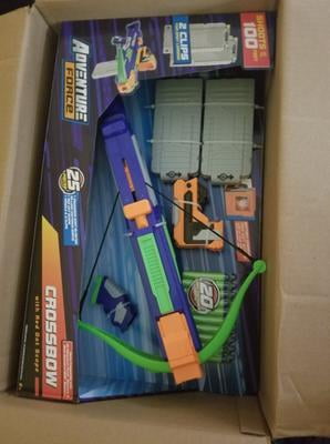 Battery Operated Adventure Force Crossbow With Darts And Clips