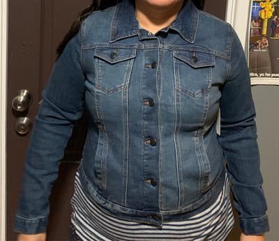 white jean jacket walmart