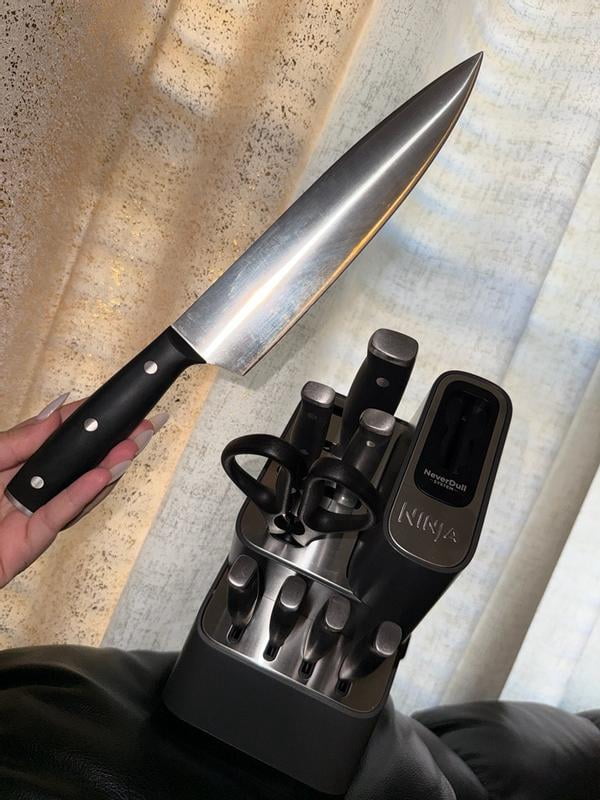 Ninja Foodi NeverDull 12 Pc Knife System, German Stainless Steel