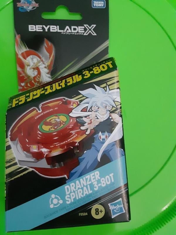 Hasbro Beyblade X Dranzer Spiral 3-80T, X-Over-tol en launcher, jubileumeditie Hasbro Beyblade X Dranzer Spiral 3-80T, X-Over-tol en launcher, jubileumeditie