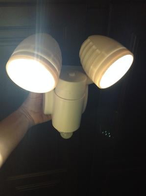 Honeywell 600 lumen led motion activated security flood light new arrivals