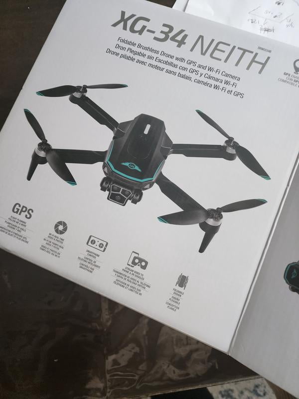 Sky Rider XG-34 Neith Foldable Brushless Drone with GPS and Wi-Fi