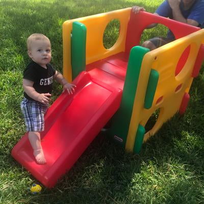 little tikes gym with slide