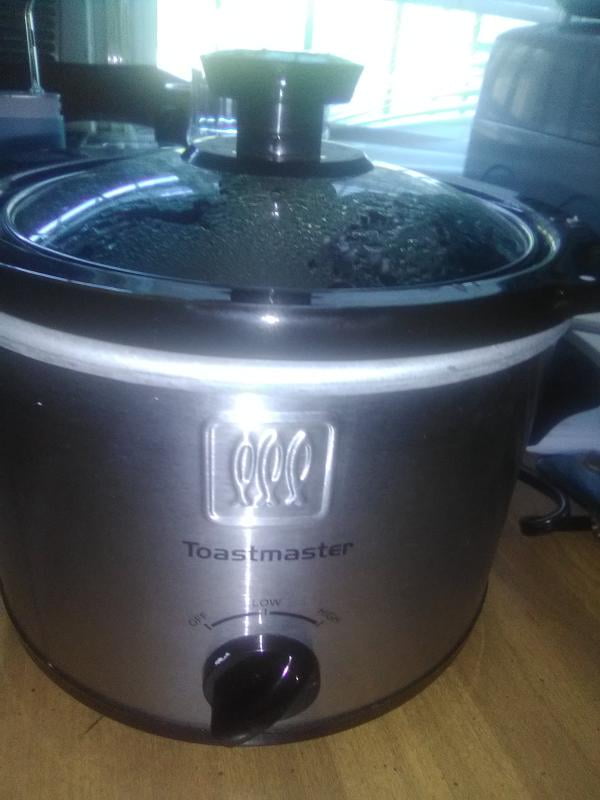 Toastmaster 1.5 Qt Brushed Stainless Steel Slow Cooker