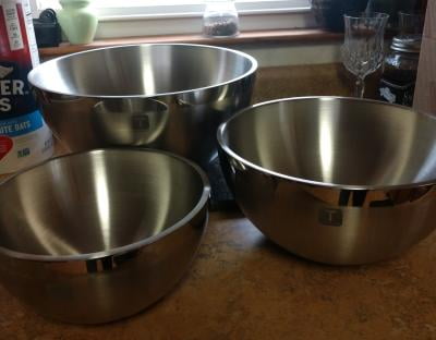 Tramontina Gourmet 3-Piece Stainless Steel Mixing Bowls 80202