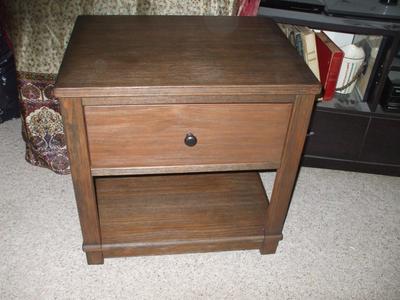 Delta Children Cali Nightstand With Drawer And Shelf Rustic Grey Walmart Com Walmart Com